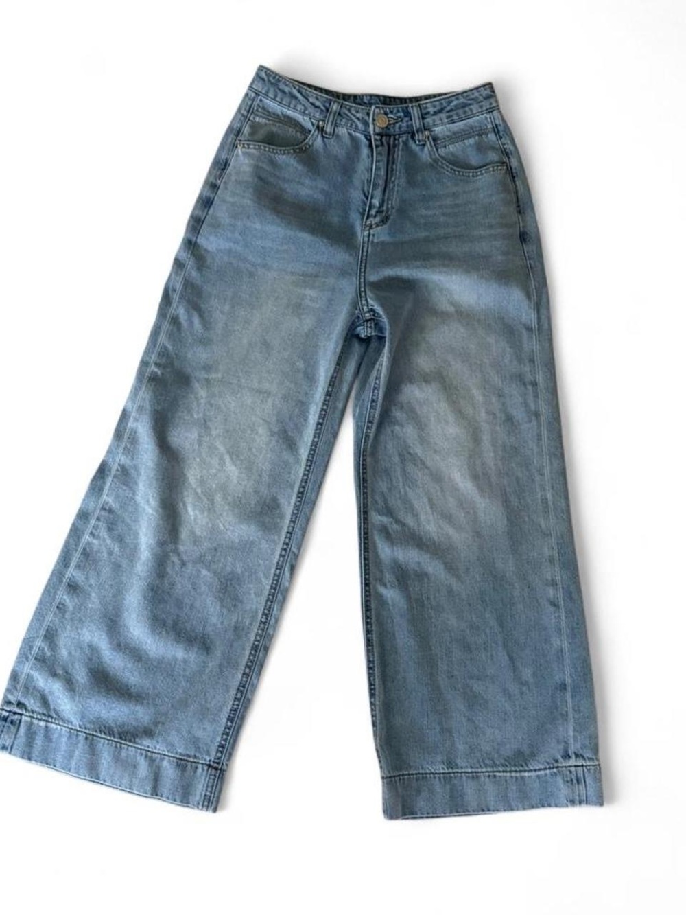 Wide Leg Light Blue Women's Jeans